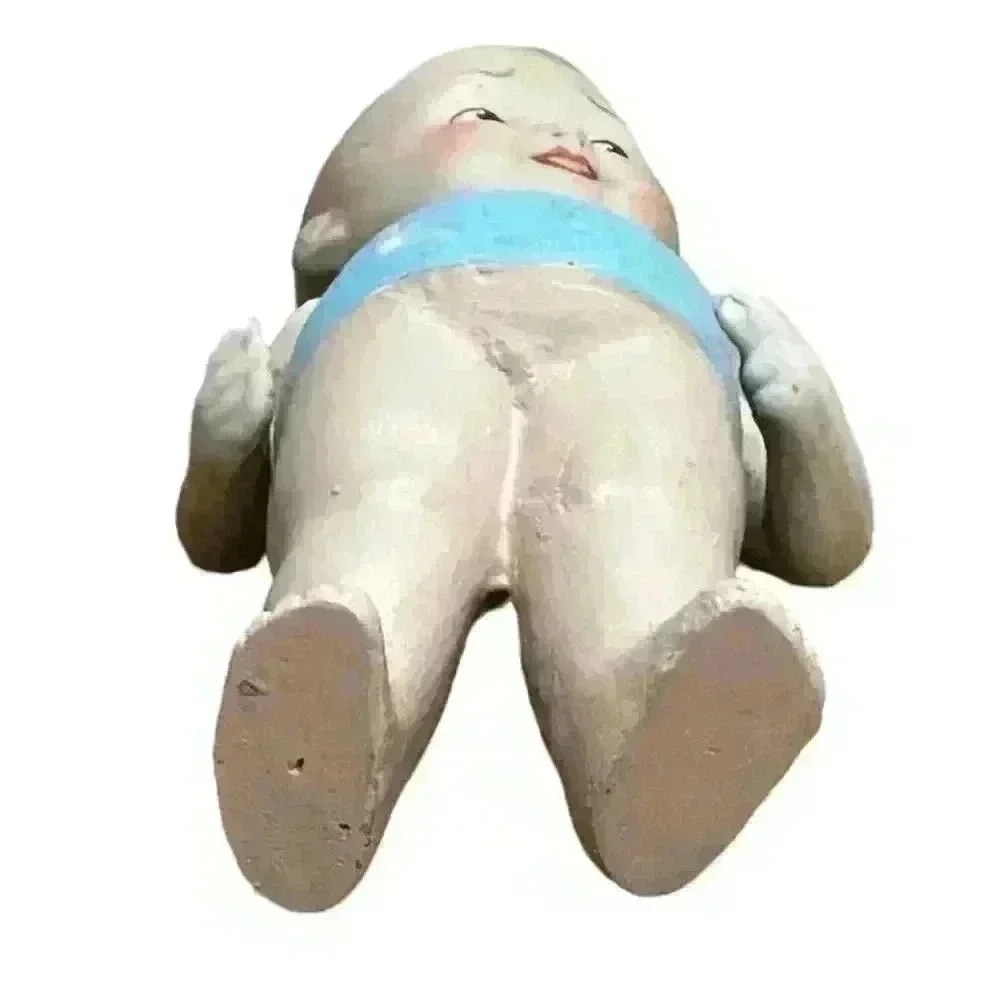 Antique 5” German All Bisque Baby Bud Doll Closed Mouth